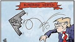 Trump zerbombt seine Fassade