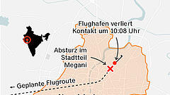 Viele Tote bei Flugzeugabsturz
