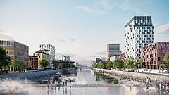 Ein alter Hafen als Vorzeigeviertel