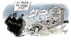 Grabrede auf die Wirtschaftsweisen