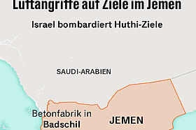 Israel fliegt schwere Angriffe auf den Jemen