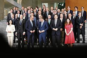 Entschlossenes Signal zum Aufbruch