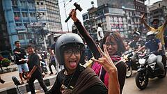 Asiens Jugend übt den Aufstand